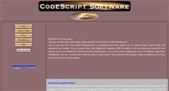 Desktop Screenshot of codescript.vdsworld.com