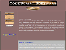 Tablet Screenshot of codescript.vdsworld.com